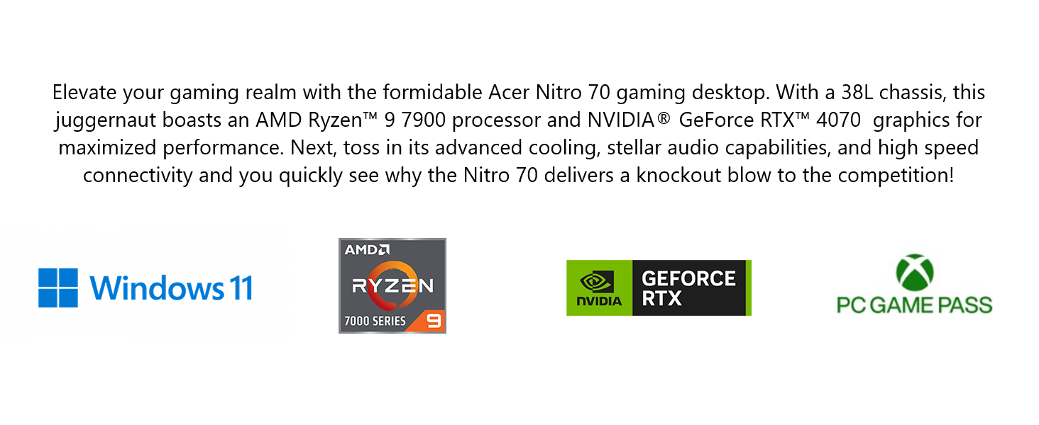 Acer-Nitro-70-N70-130-UR13-Gaming-Desktop--AMD-Ryzen-9-7900-12-Core-Prozessor--NVIDIA-GeForce-RTX-40-B0CPKN49FV-1